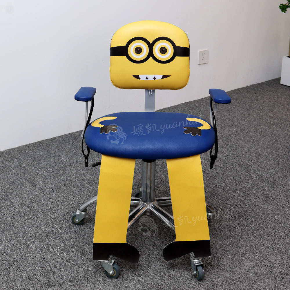 Hair salon children Dedicated Minions barber chair hair salon adjustable rotating hair cutting chair styling chair