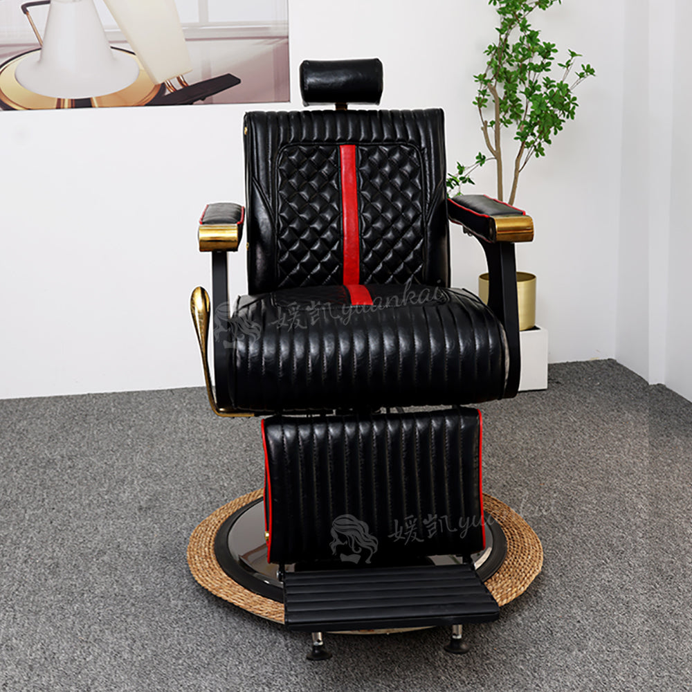 Men's Vintage Oil Head Chair Hair salon Barber Shop Dedicated Lifting and rotating Hair-cutting chair