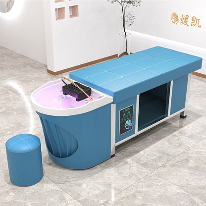 Thai Head Therapy Shampoo Bed Barber Shop Dedicated Full-lying Beauty Hairdressing Massage Bed