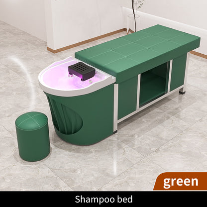 Thai Head Therapy Shampoo Bed Barber Shop Dedicated Full-lying Beauty Hairdressing Massage Bed