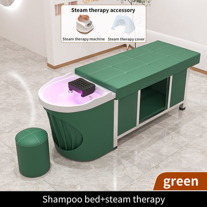 Thai Head Therapy Shampoo Bed Barber Shop Dedicated Full-lying Beauty Hairdressing Massage Bed