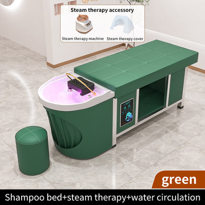 Thai Head Therapy Shampoo Bed Barber Shop Dedicated Full-lying Beauty Hairdressing Massage Bed