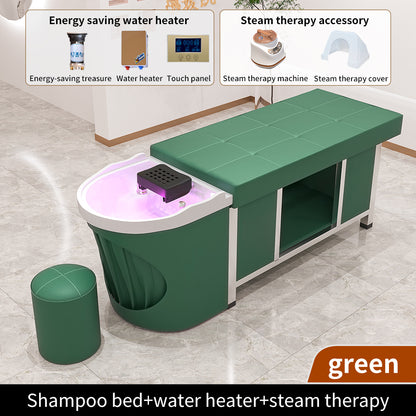 Thai Head Therapy Shampoo Bed Barber Shop Dedicated Full-lying Beauty Hairdressing Massage Bed