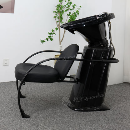 High-end Hair Salon Sitting Recliner Barber Shop Dedicated Punch Bed Half Reclining Shampoo Chair