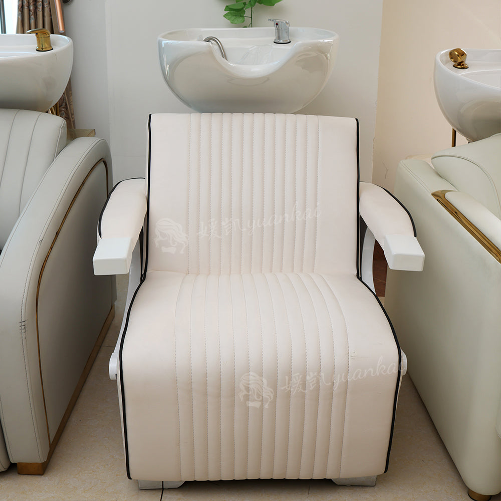 Hot sale semi-horizontal shampoo bed Barber shop Dedicated Beauty Salon Household Seat Shampoo Chair