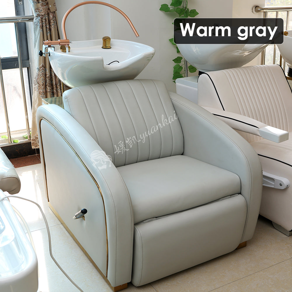 New Type Sitting Type Half-lying Shampoo Bed Barber shop Dedicated Hair Care Shampoo With water heaterChair