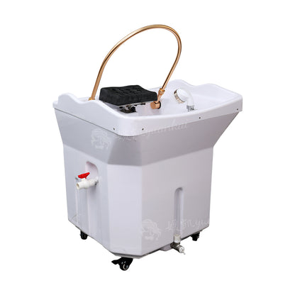 Beauty salon special water circulation hair nourishing constant temperature water heater head therapy movable shampoo Basin