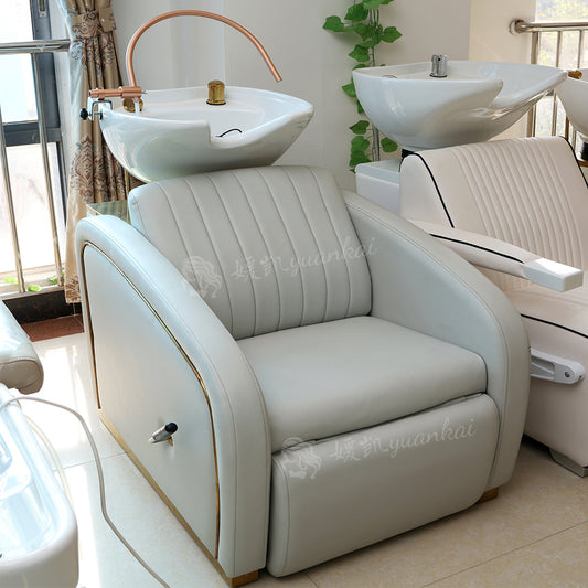 New Type Sitting Type Half-lying Shampoo Bed Barber shop Dedicated Hair Care Shampoo With water heaterChair